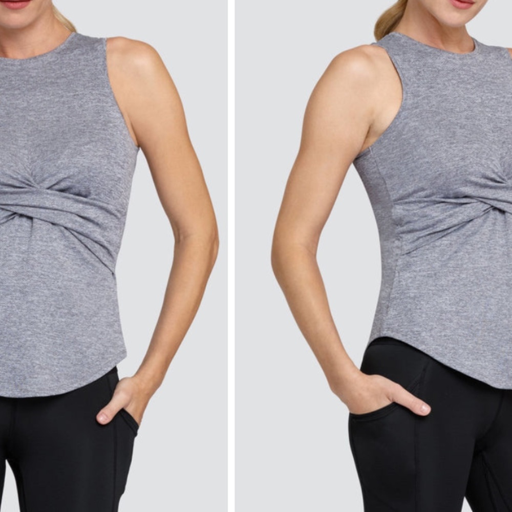 TAIL | Houston Tank - Frosted Heather size small